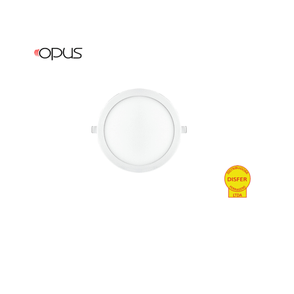 Painel LED de Embutir Redondo 12W 6500K 960lm - Opus OPS 33808