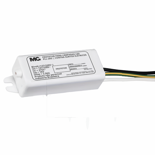 Protetor Contra Surtos Elétricos para Lâmpadas LED 2,5KA - Margirius