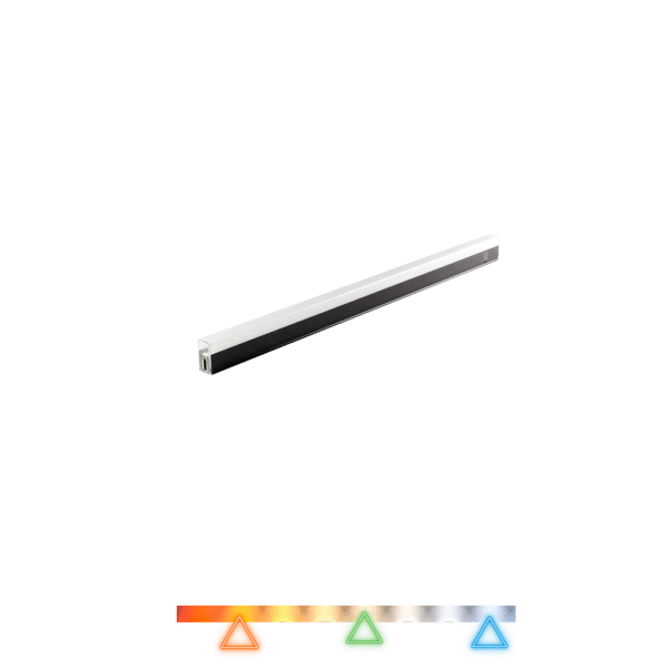 Perfil de Sobrepor Honey LED Linear 29cm Preto 4,5W 350lm Multitemperatura – SL Iluminação