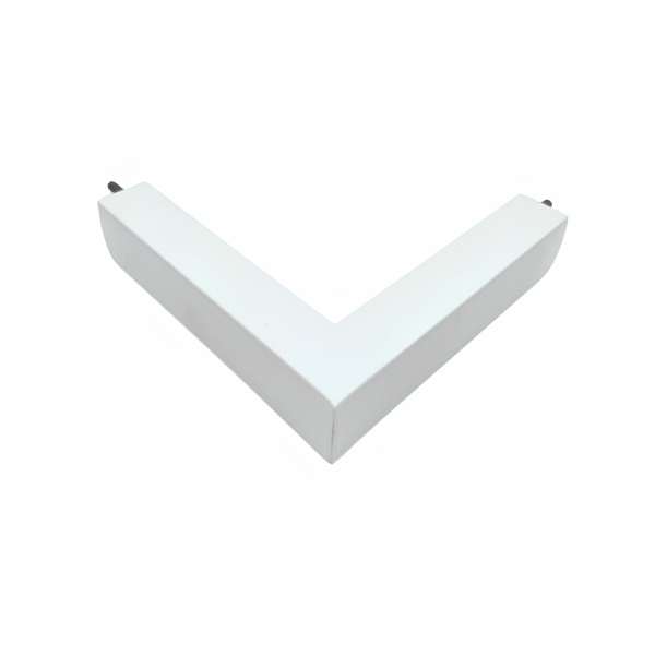 Junção de Quina para Perfil de Sobrepor Garbo - Branco – Usina Design