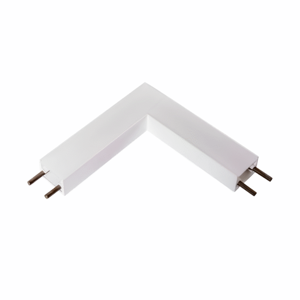 Junção de Teto/Teto para Perfil de Sobrepor Garbo - Branco – Usina Design