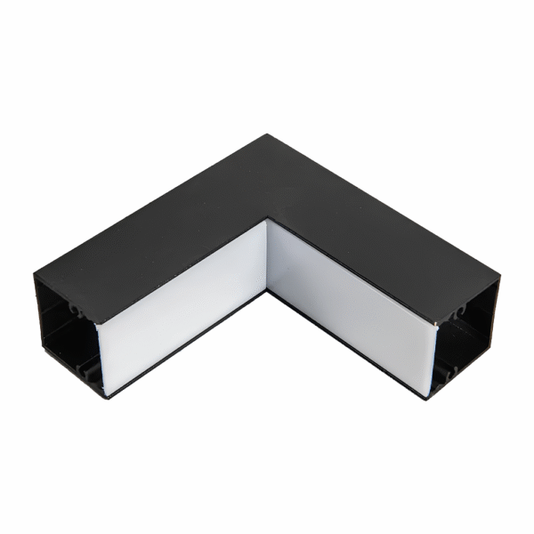 Junção de Teto/Parede para Perfil de Sobrepor Polo - Preto – Usina Design