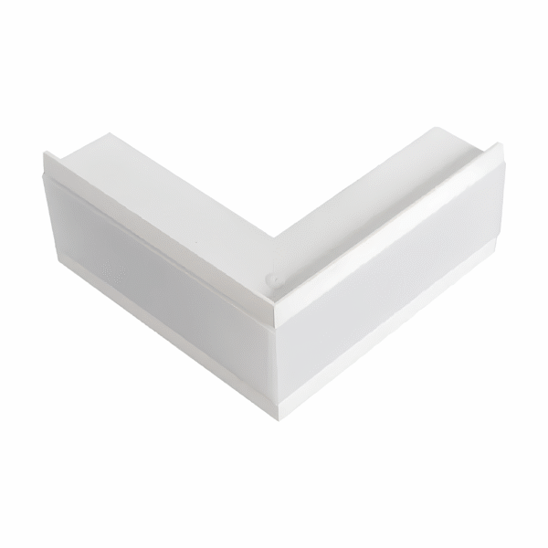 Junção de Quina para Perfil de Embutir Polo - Branco – Usina Design