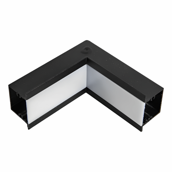 Junção de Parede/Teto para Perfil de Embutir Polo - Preto – Usina Design