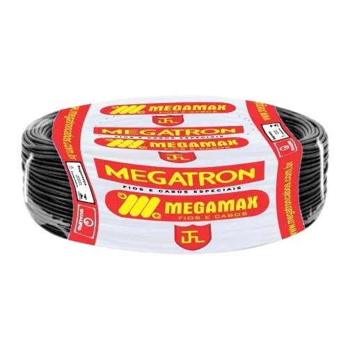 Cabo Flexível 4,00mm Preto - Megatron