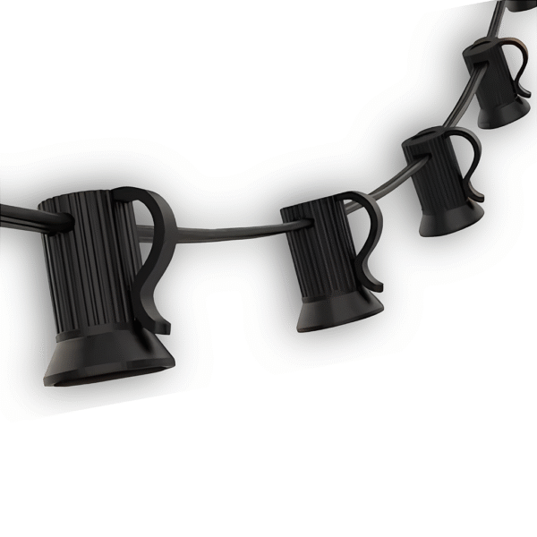 Varal de Luzes Eco 5m com 5 Soquetes e27 IP54 - Embuled