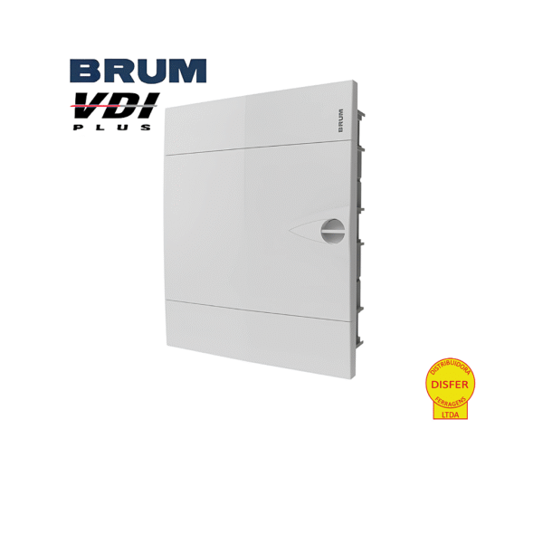 Quadro de Distribuição VDI Plus 24 de Embutir 393x322x70 – Brum