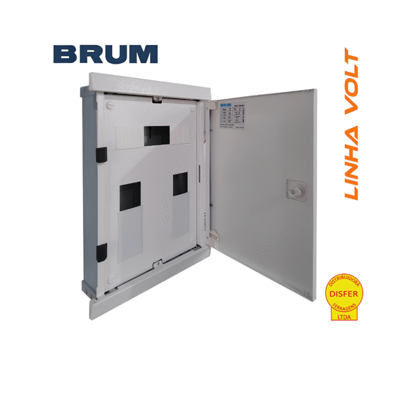 Quadro de Distribuição de Embutir 34 Polos 100A 1000V – Brum VOLT34