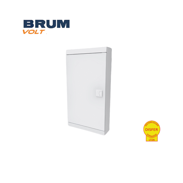 Quadro de Distribuição de Sobrepor 28 Polos 100A 1000V – Brum VOLT28