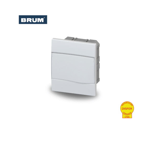 Caixa de Distribuição Centrinho de Embutir para 5 Módulos DIN PVC BR5 - Brum
