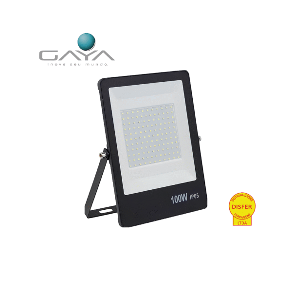 Refletor Ultrafino LED 100W Verde 8000lm IP65 Bivolt - Gaya