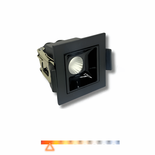 Spot de Embutir Point Direcionável 2W 150lm 2700K Bivolt Preto – Spotline
