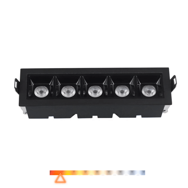 Spot de Embutir Point Fixo 10W 650lm 2700K IRC>90 Bivolt Preto – Spotline