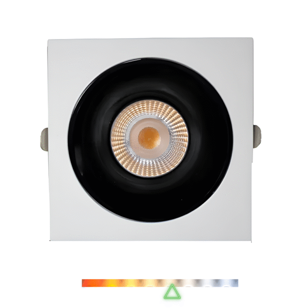 Spot LED de Embutir Mira Quadrado 7W 700lm 4000K  - Gaya