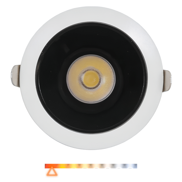 Spot LED de Embutir Mira Redondo Antiofuscante 18W 1800lm 2700K  - Gaya