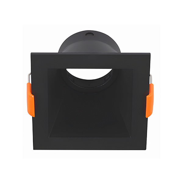 Spot Ultra Recuado de Embutir Quadrado MR11 GU10 – Preto - Opus