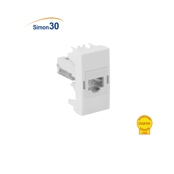 Módulo Tomada de Rede RJ45 Cat5 - Linha Simon 30/35