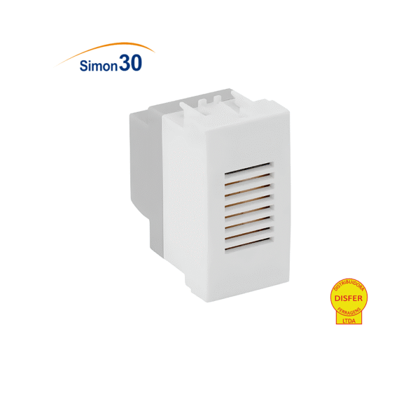 Módulo Cigarra Branco Bivolt - Linha Simon 30/35