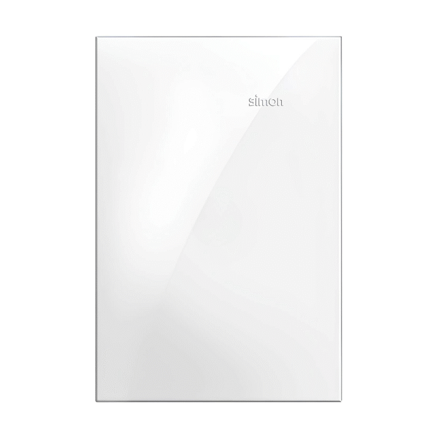 Placa 4x2 Cega Branca com Suporte - Linha Simon 30/35