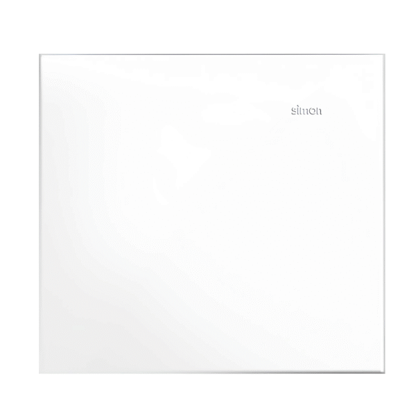 Placa 4x4 Cega Branca com Suporte - Linha Simon 30/35