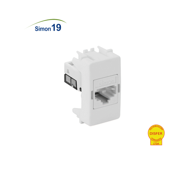 Módulo Tomada de Telefone RJ11 - Linha Simon 19/20