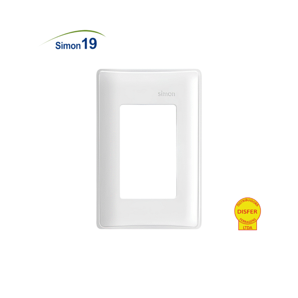 Placa 4x2 3P Juntos com Suporte - Linha Simon 19/20