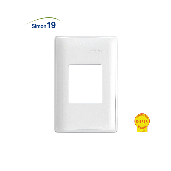 Placa 4x2 2P Juntos com Suporte - Linha Simon 19/20