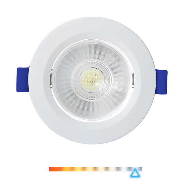 Spot LED de Embutir Redondo 5W 350lm 6500K Luz fria Direcionável - Foxlux
