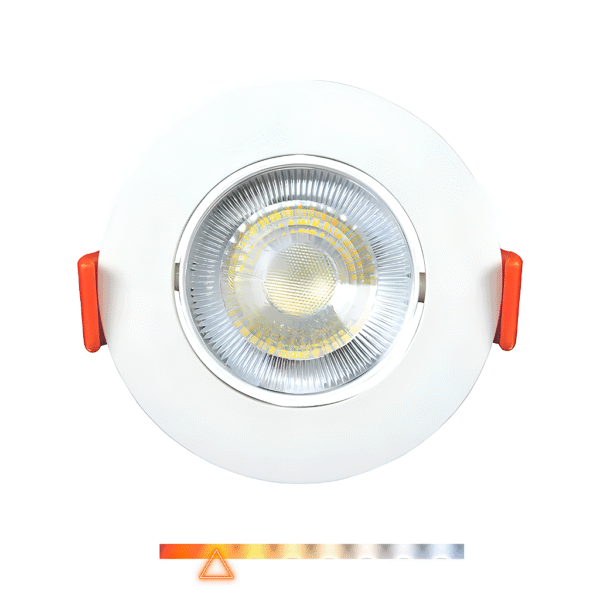 Spot LED de Embutir Redondo 5W 500lm 3000K Luz Quente – Opus