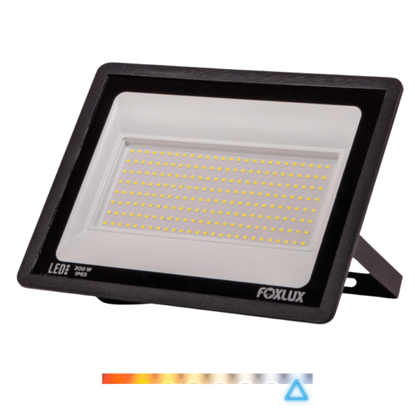 Refletor LED SMD 200W 6500K 12000lm IP65 Bivolt - Foxlux
