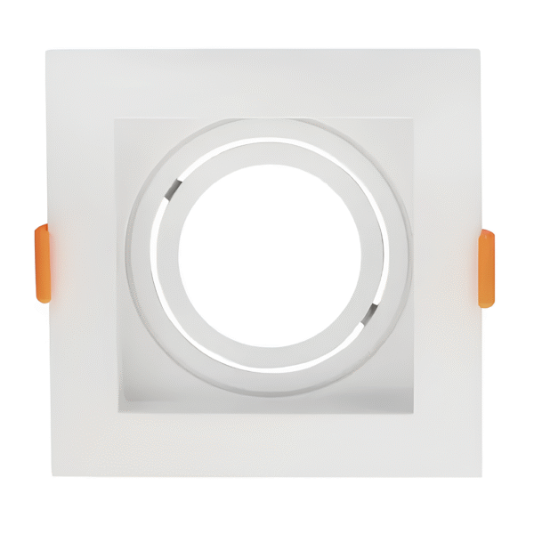 Spot de Embutir Quadrado Face Recuada Direcionável PAR20 E27 – Pix