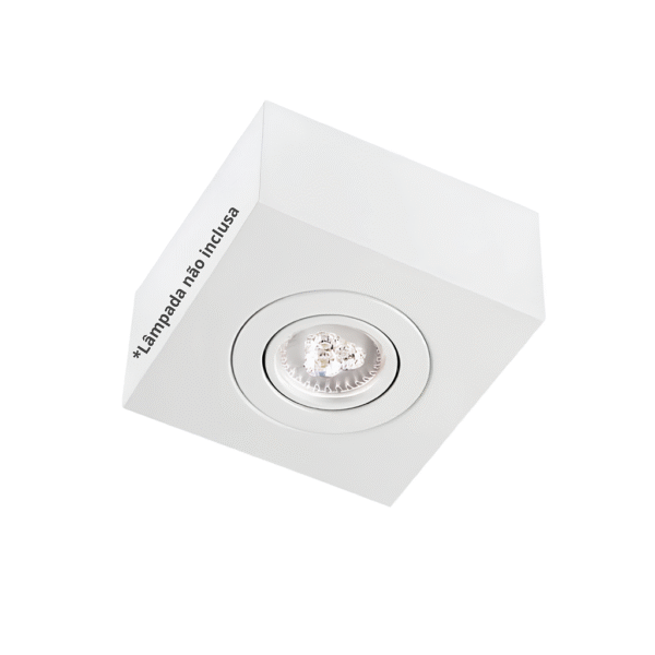 Spot de Sobrepor Alumínio Quadrado MR16 - Revoluz