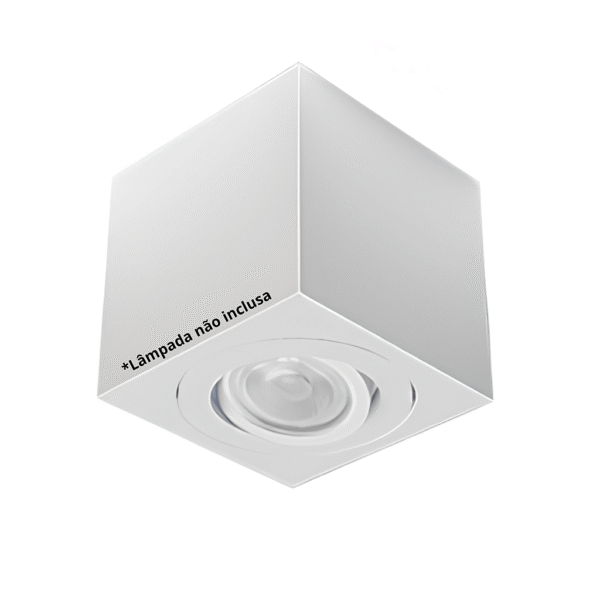 Spot de Sobrepor Alumínio Quadrado PAR20 - Revoluz