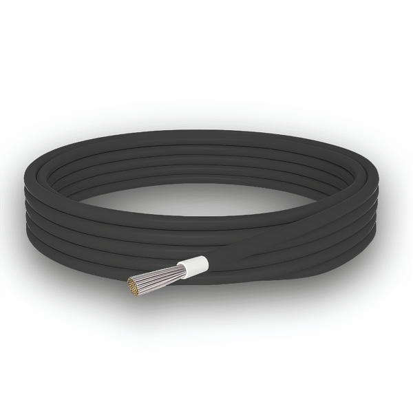 Cabo Flexível Fotovoltaico Solar 6mm 1,8kV Preto (Cada Metro) - Ibérica