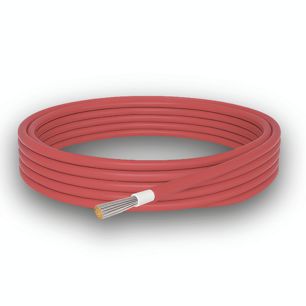 Cabo Flexível Fotovoltaico Solar 6mm 1,8kV Vermelho (Cada Metro) - Ibérica