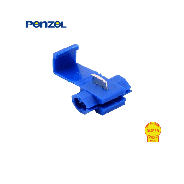 Terminal Conector de Derivação Emenda de Fios 0,75-2,5mm² Azul Unidade - Penzel