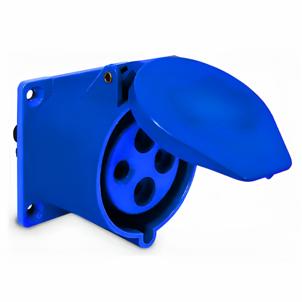 Tomada Industrial de Embutir 3P+T 16A 220-240V Azul – Strahl