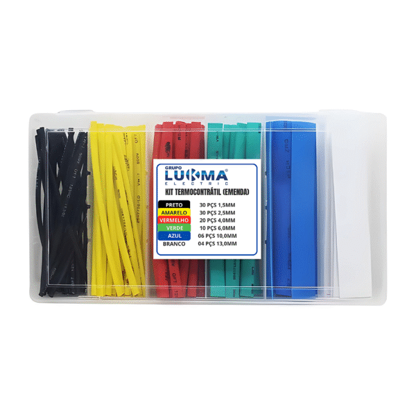 Kit Termocontrátil (Emenda) Color – Lukma
