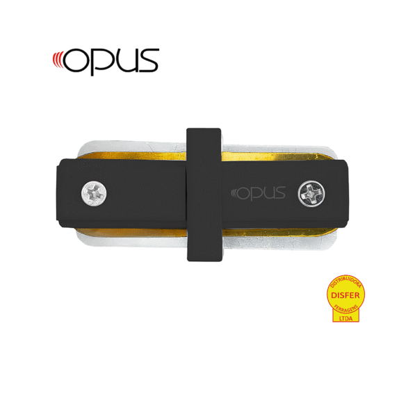 Conector I para Trilho Eletrificado Preto - Opus