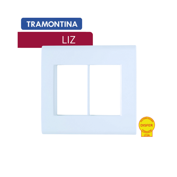 Placa 3+3 Postos 4x4 LIZ - Tramontina