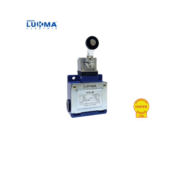 Chave Fim de Curso Mecânico com Alavanca e Roldana 1NA+1NF - Lukma M115